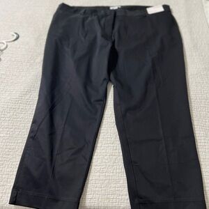 Liz Claiborne 24W Black Slim Leg Ankle Pants